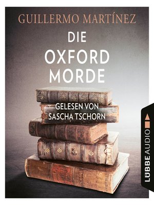 cover image of Die Oxford-Morde